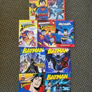 Lot of 9 Step Into Reading Level 2 3 Books My First - I Can Read Batman Superman